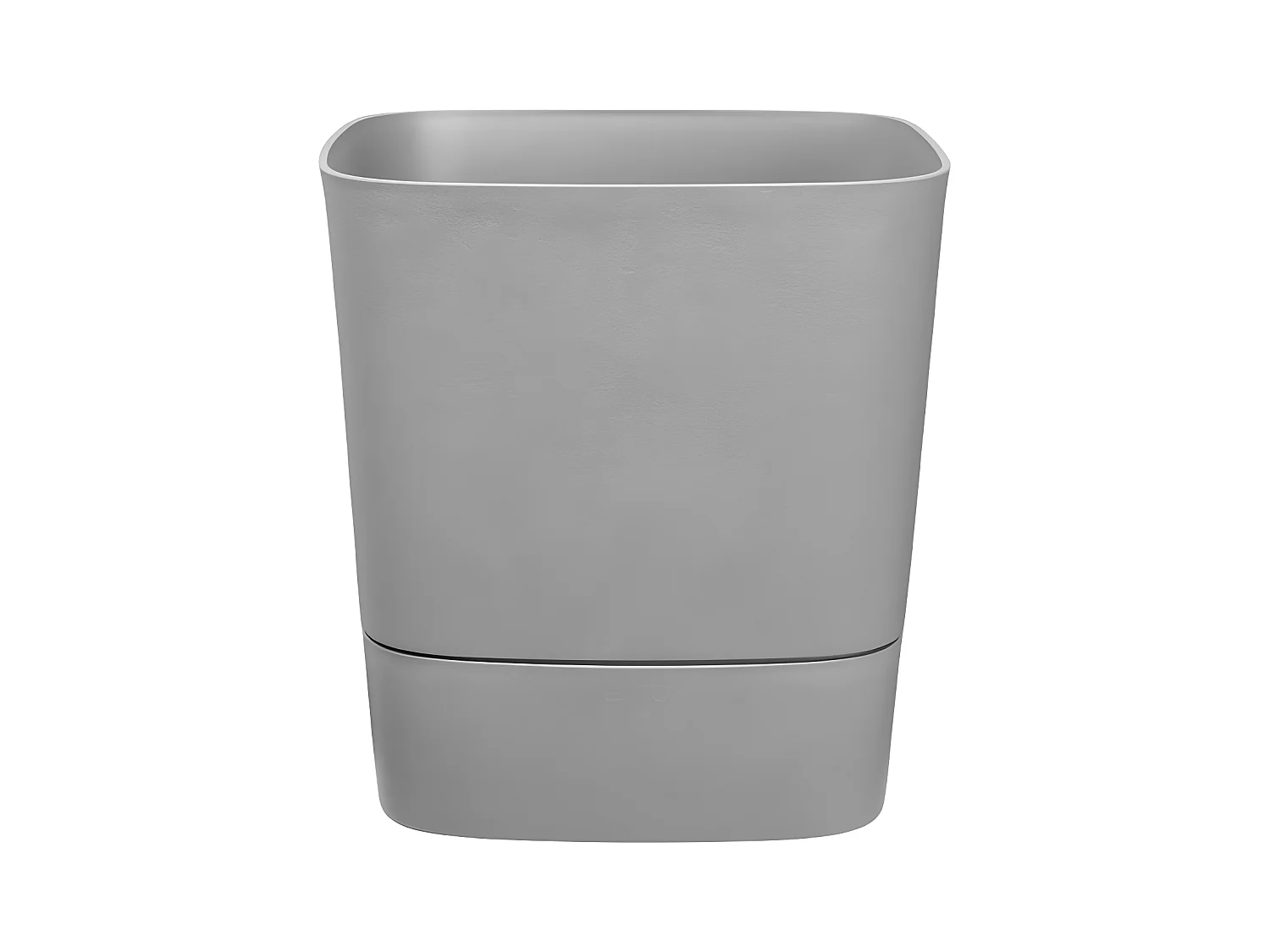 Pot de fleurs carré extérieur/intérieur 30 x 30 cm Elho Aqua Care Greensense gris ciment