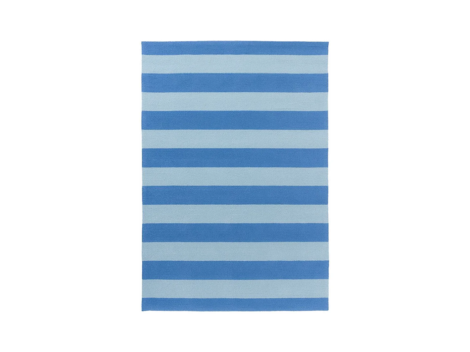 Tapis extérieur 160x230 kilim fait main bleu et bleu ciel LILLE