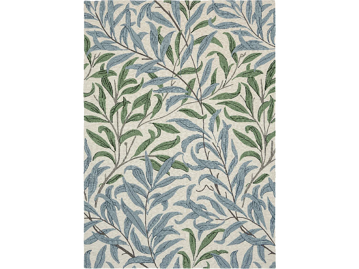 Tappeto kilim da esterno intrecciato rettangolare WILLOW