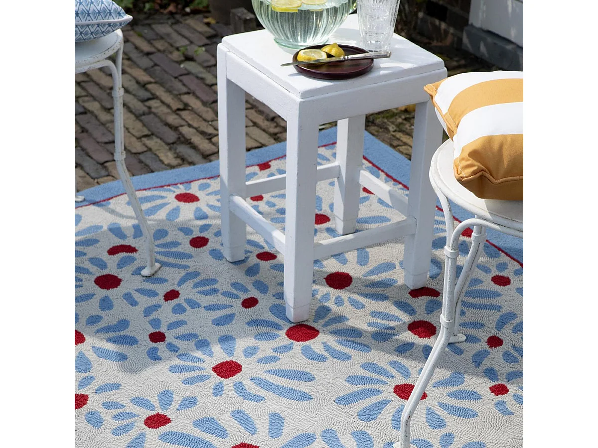 Tappeto kilim da esterno rettangolare fatto a mano DAISY