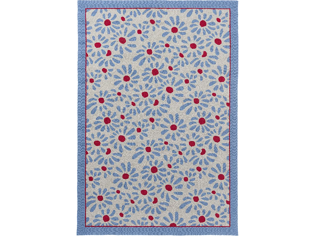 Tappeto kilim da esterno rettangolare fatto a mano DAISY