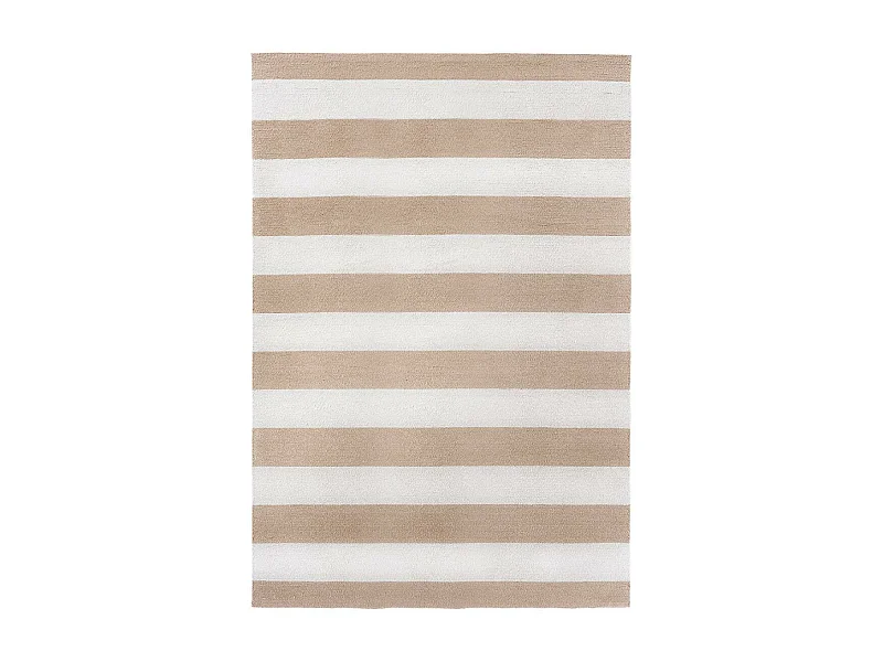 Tapis extérieur 140x200 kilim fait main noisette LILLE