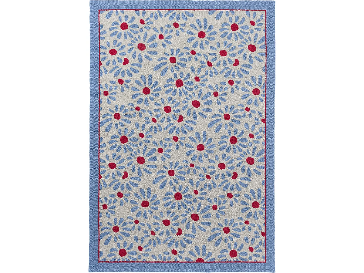 Tappeto kilim da esterno rettangolare fatto a mano DAISY