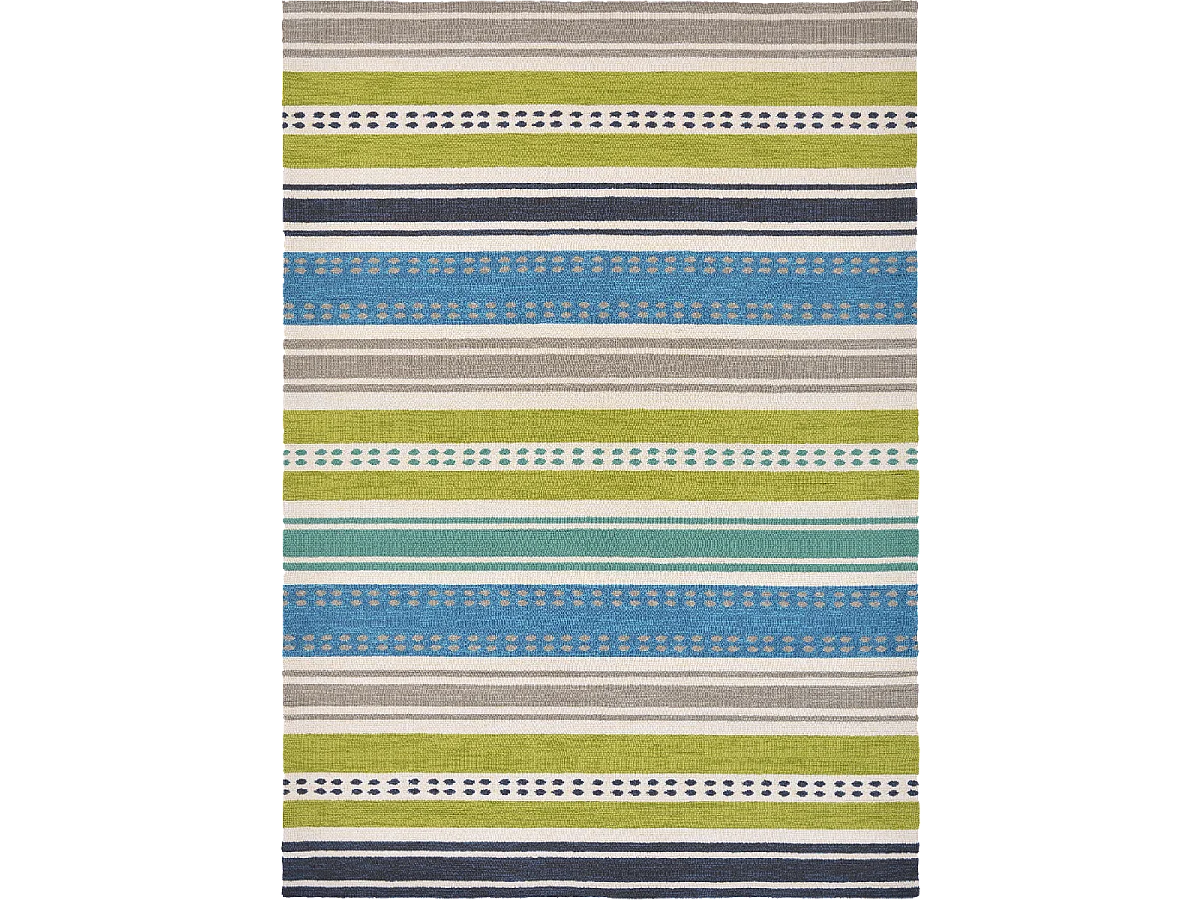 Tappeto kilim da esterno in tessuto rettangolare RIVI