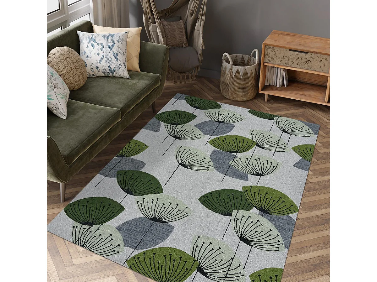 Tappeto kilim da esterno in tessuto rettangolare DANDELEXT