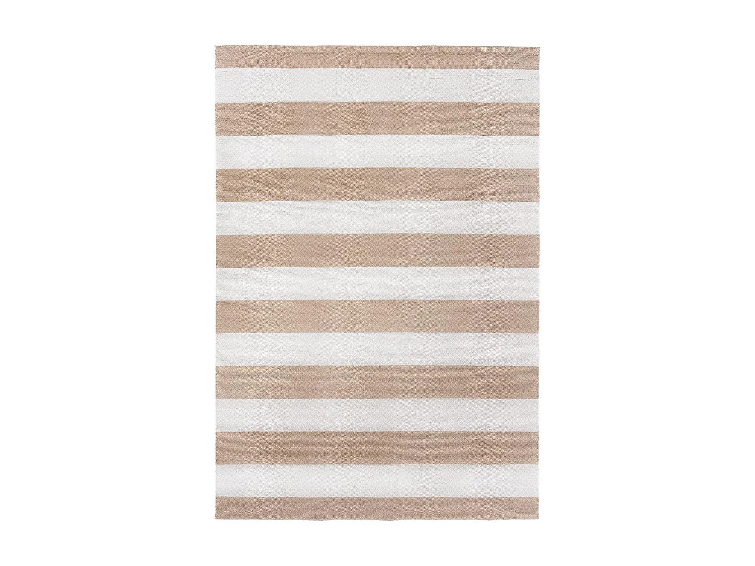 Tapis extérieur 200x280 kilim fait main noisette LILLE