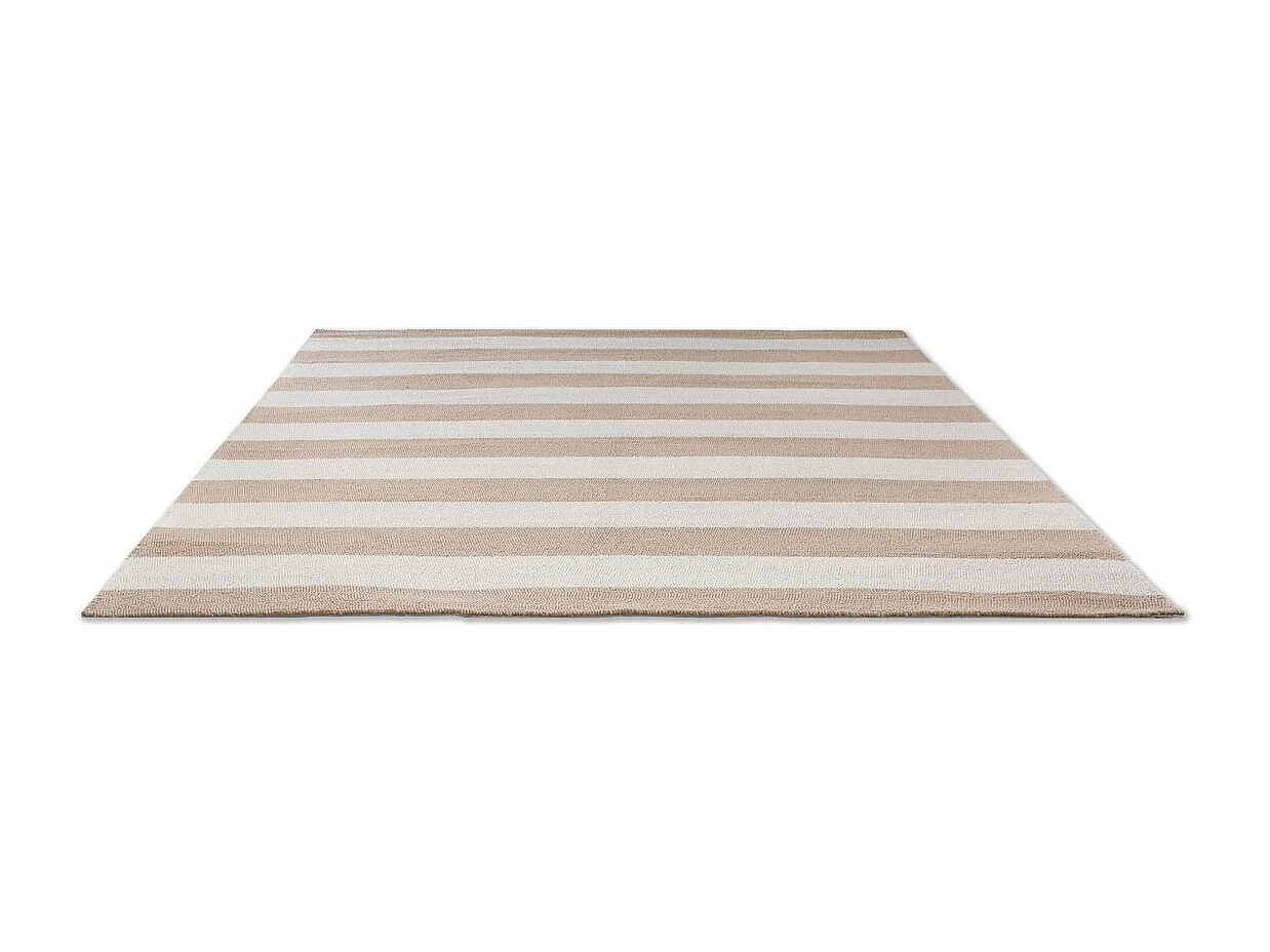 Tapis extérieur 200x280 kilim fait main noisette LILLE