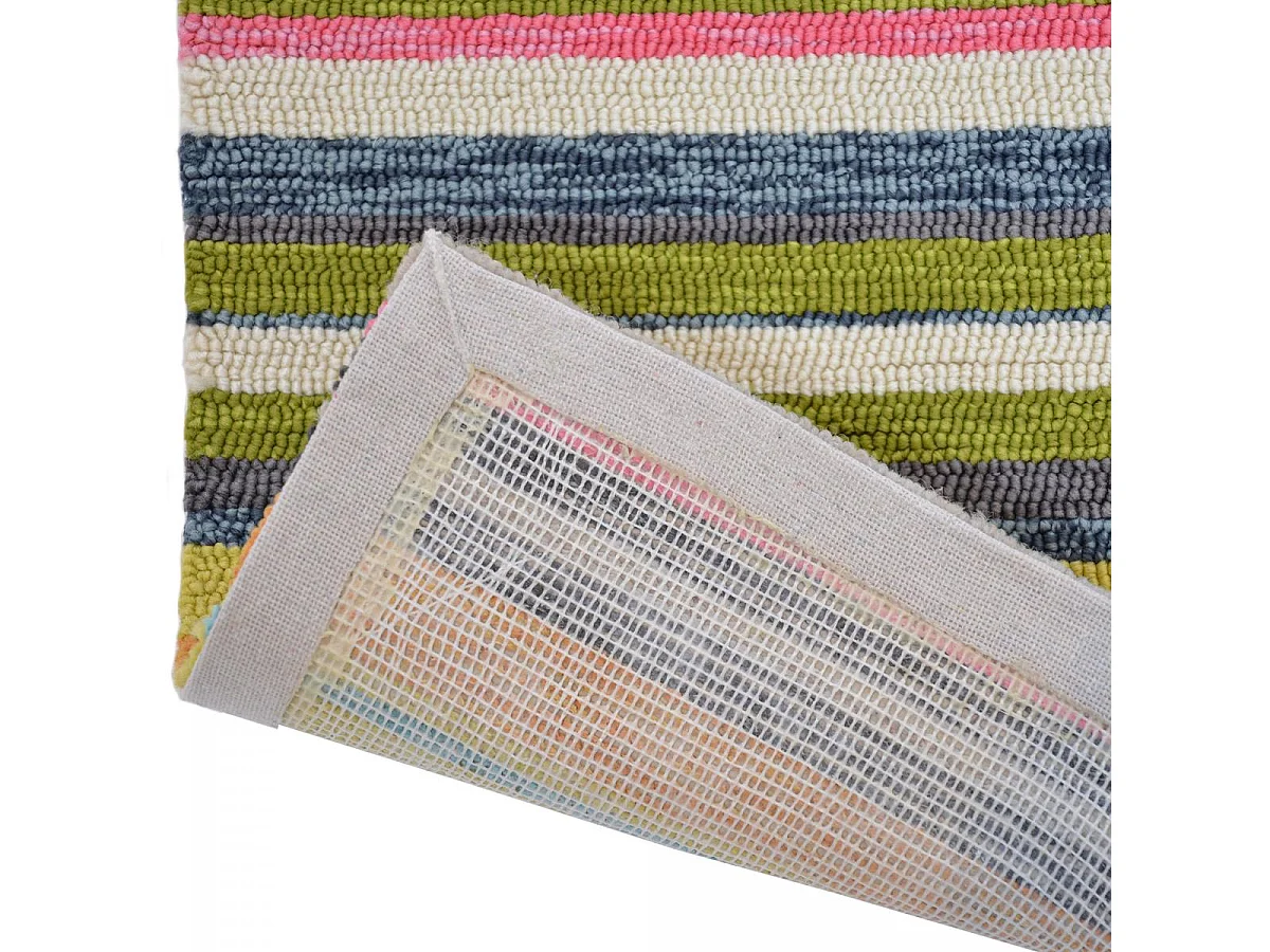 Tapis extérieur 160x230 tissé kilim multicolore LAVIDA