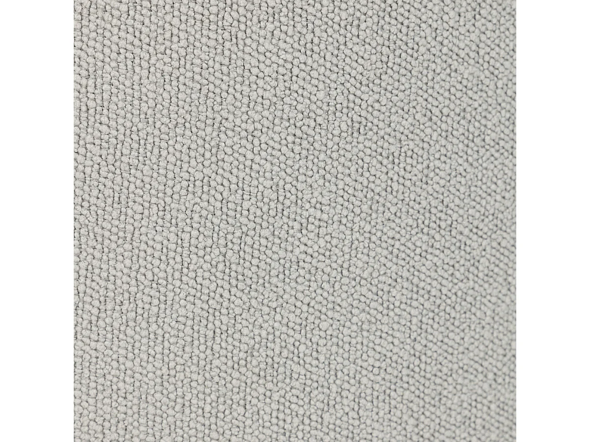 Pouf en tissu à bouclettes Gris galet D 39 x H 38 cm