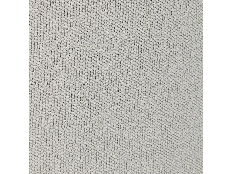 Pouf en tissu à bouclettes Gris galet D 39 x H 38 cm