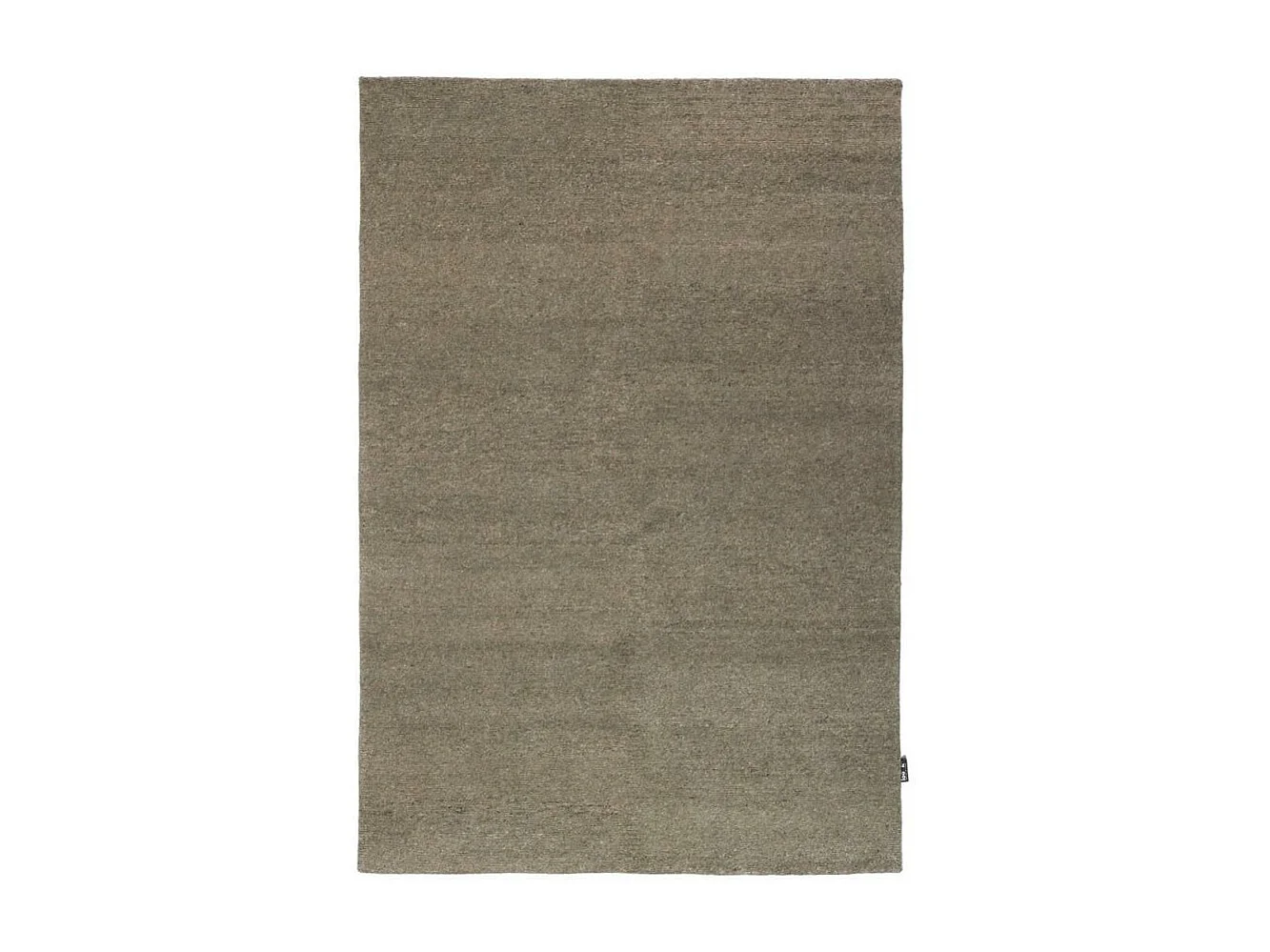 tapis salon 140x200 fait main en laine gris rectangle LOOK 418