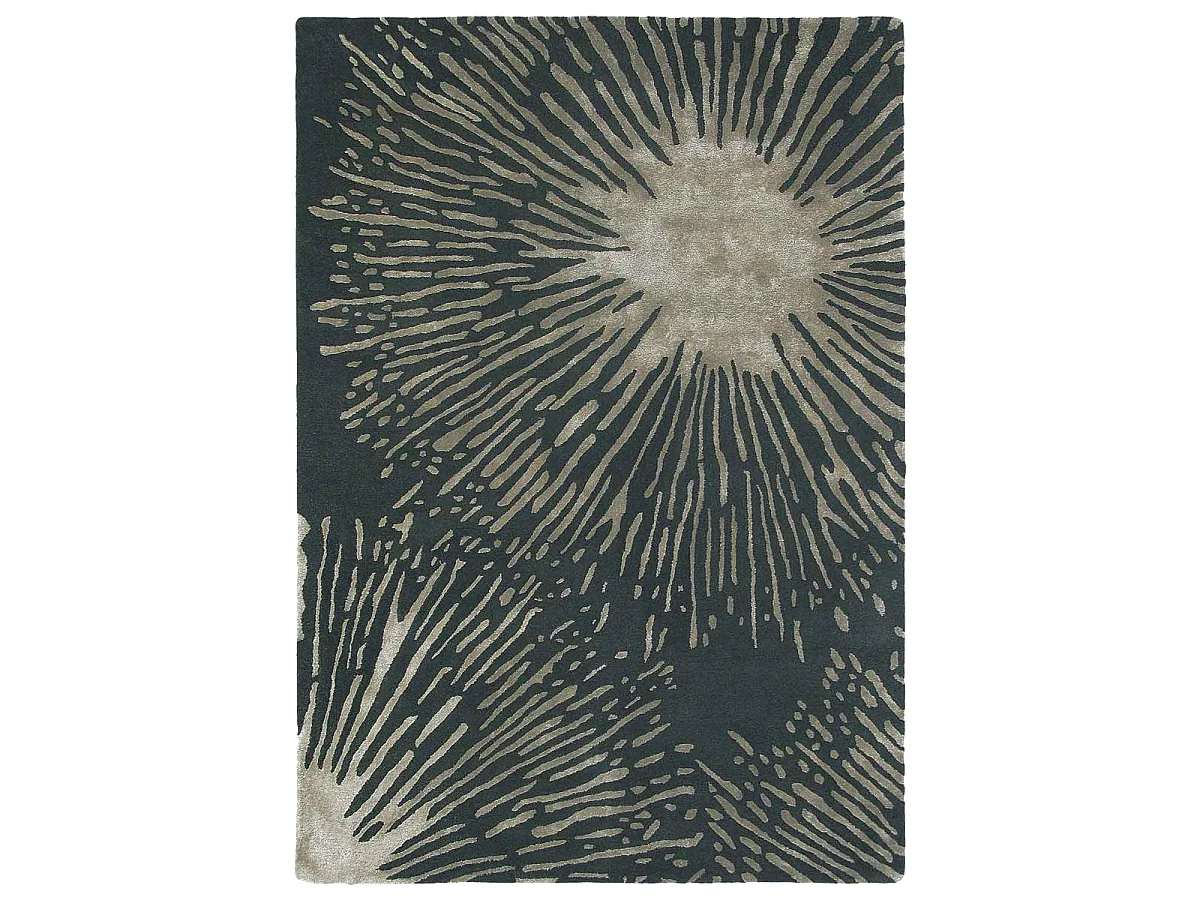 Tappeto da soggiorno e camera da letto realizzato a mano in lana a fantasia geometrica