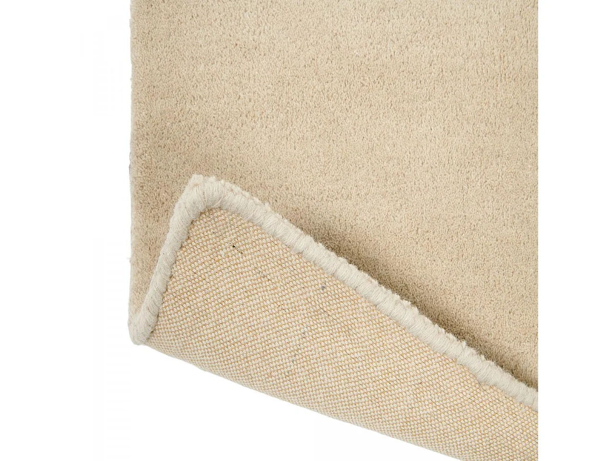 tappeto per sala da pranzo 250x350 realizzato a mano in lana beige e marrone