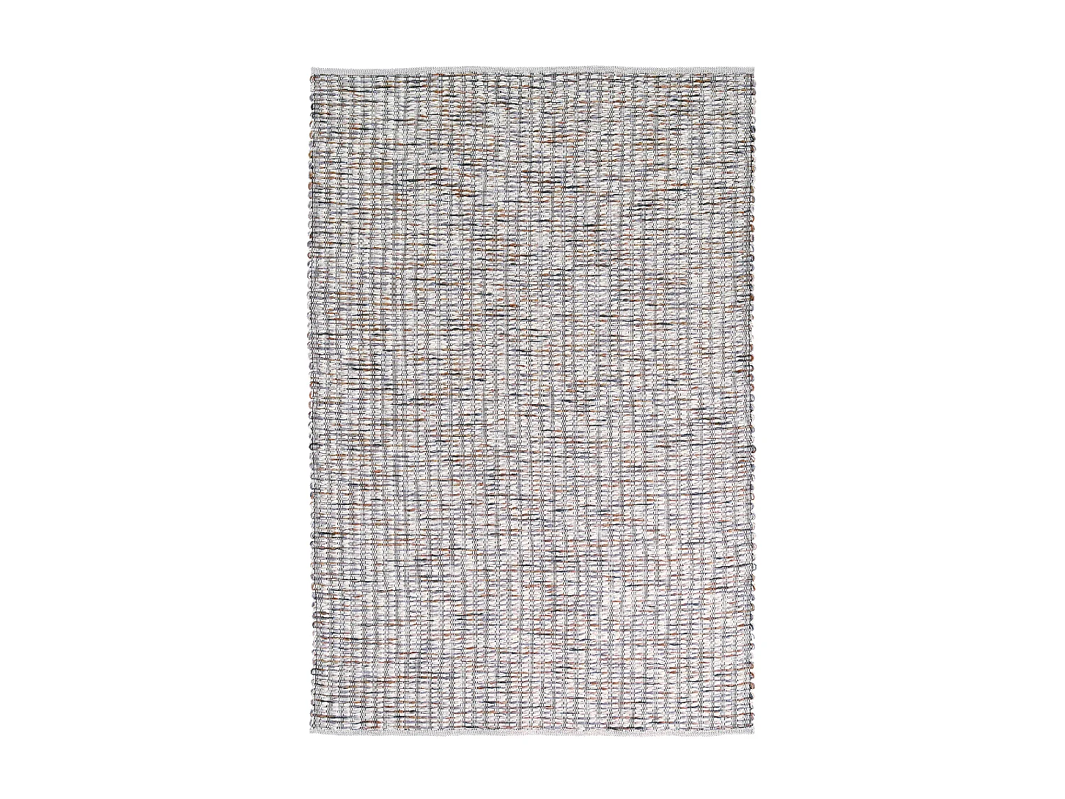 tapis chambre 140x200 fait main en laine crème rectangle motif faux uni GRAIN