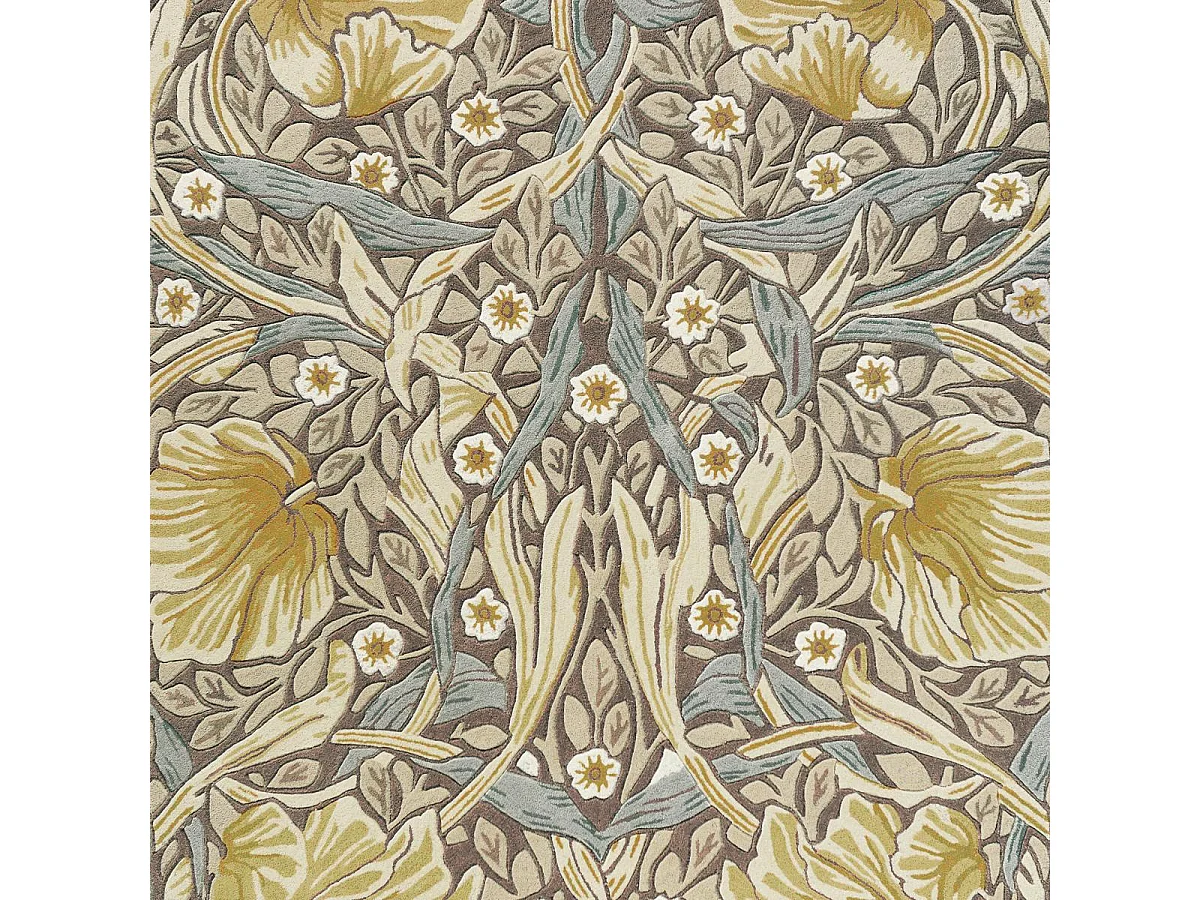 tapis entrée 140x200 fait à la main en laine vert olive et violet