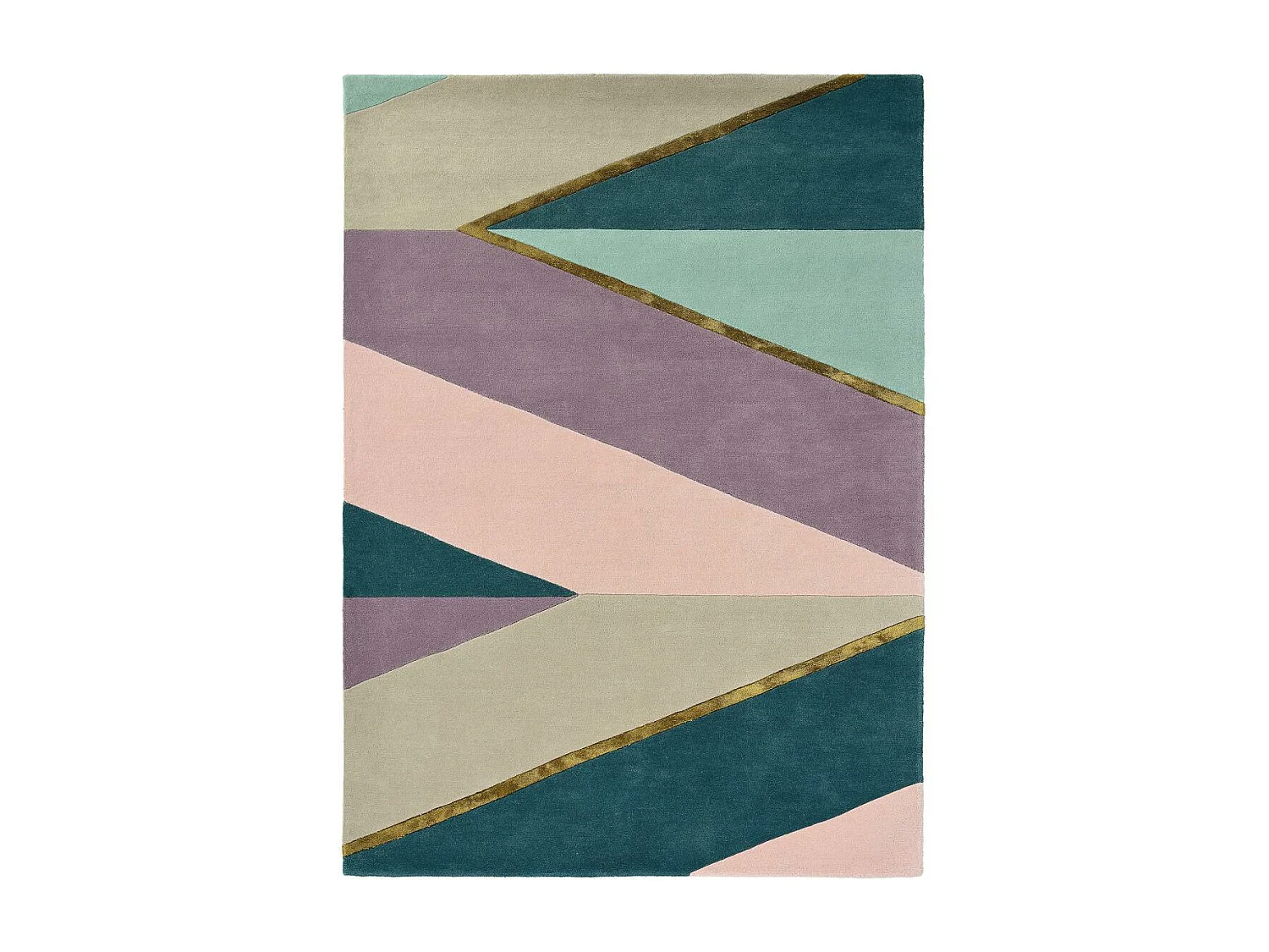 tapis salle à manger 250x350 fait à la main en laine rose et pourpre