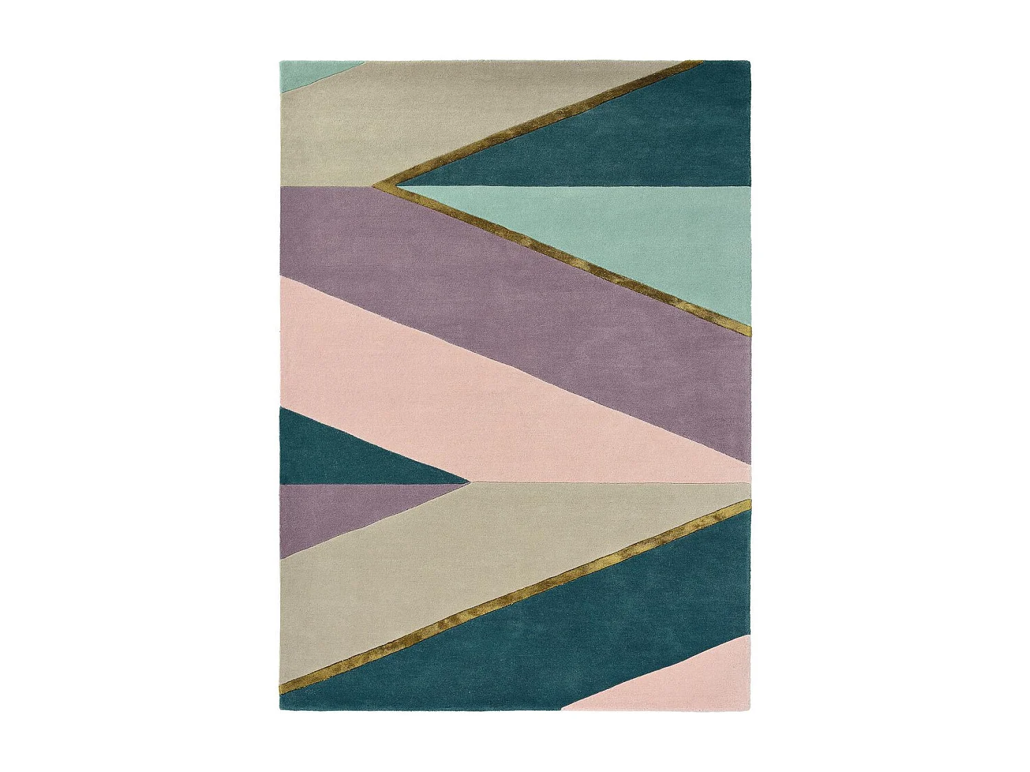 tapis salle à manger 250x350 fait à la main en laine rose et pourpre