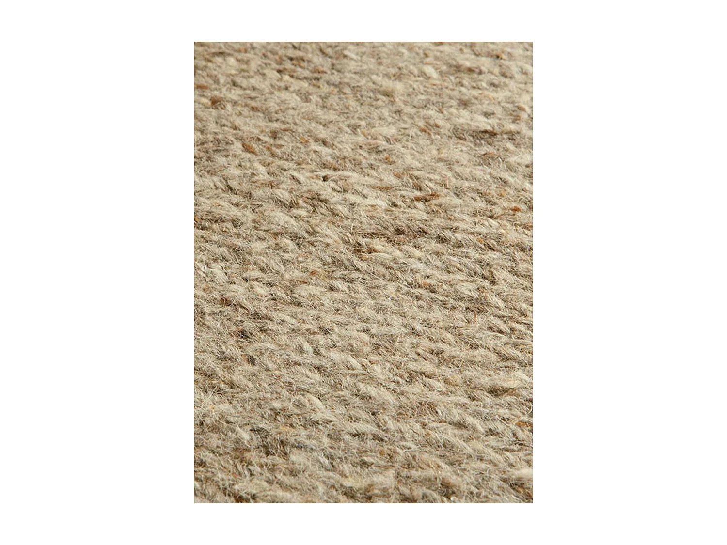 Tapis kilim 170x240 rectangle fait main en laine gris motif uni LOOK 406