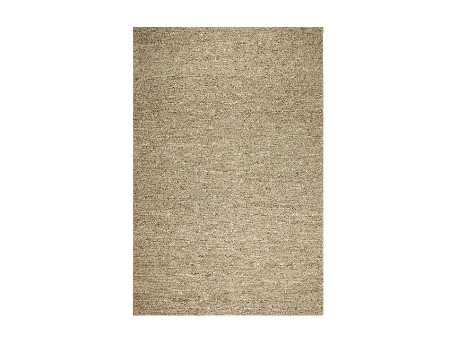 Tapis kilim 170x240 rectangle fait main en laine gris motif uni LOOK 406