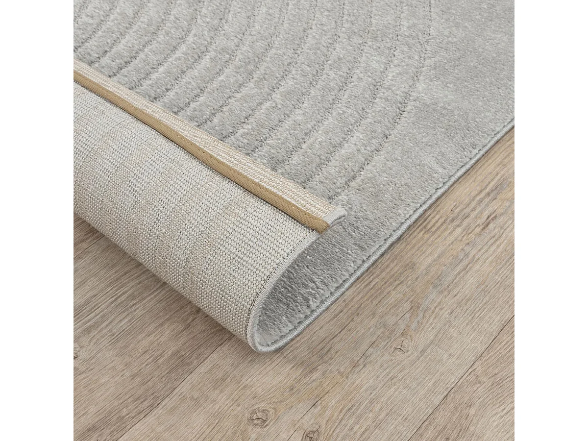 DEMILU tappeto da soggiorno 160x220 cm Grigio - Tappeto da camera morbido e setoso