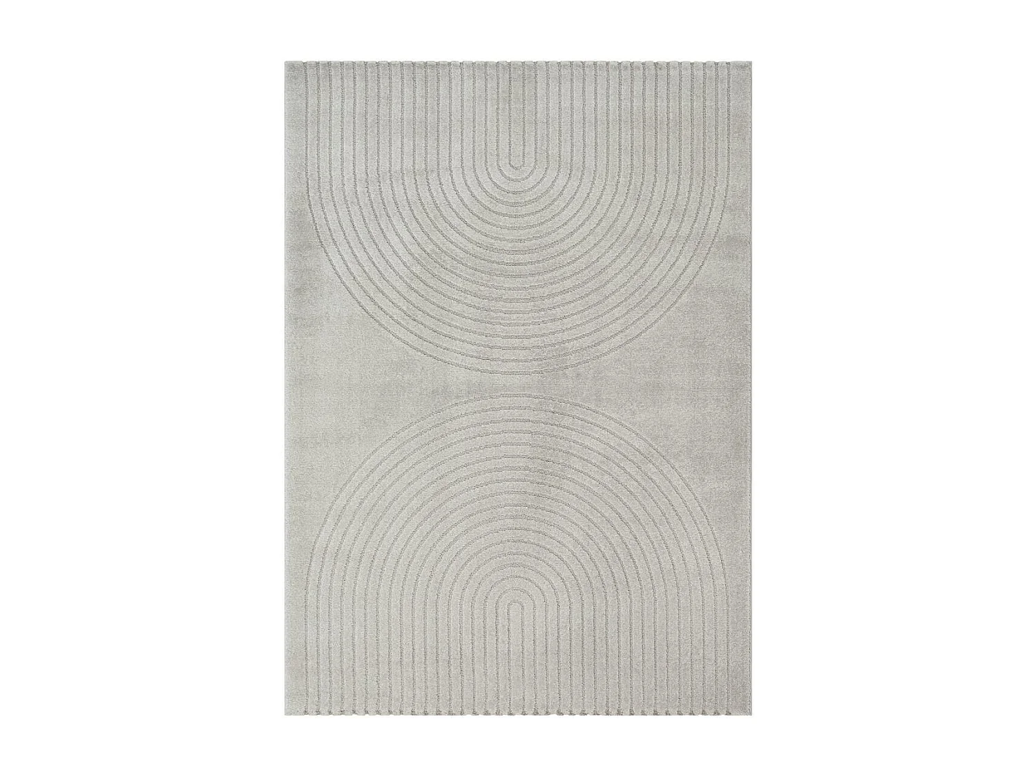 Tapis salon DEMILU 200x280 cm Gris - Tapis Salon doux et soyeux