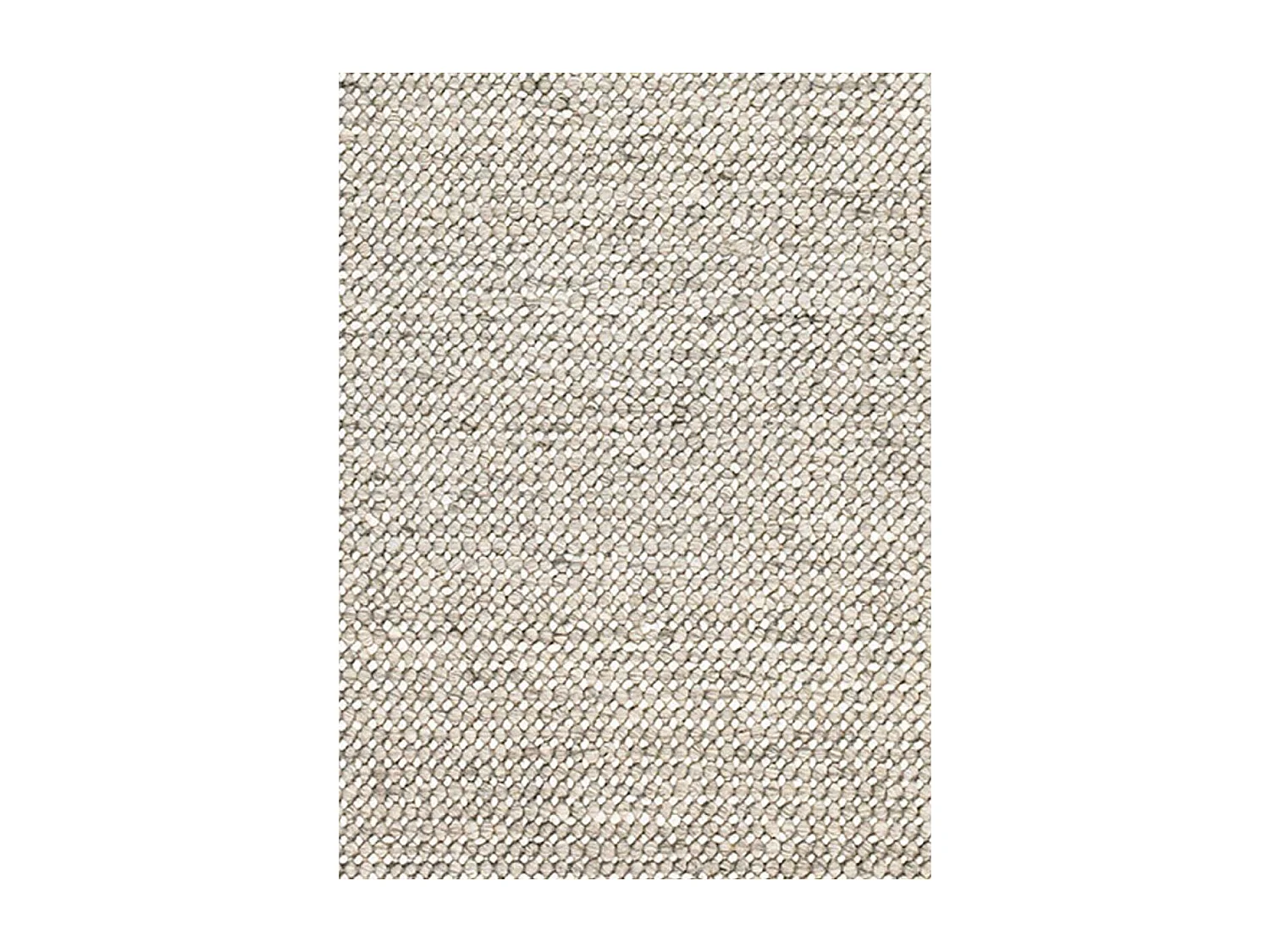 Tapis kilim 140x200 rectangle fait main en laine gris motif uni LOOK 603