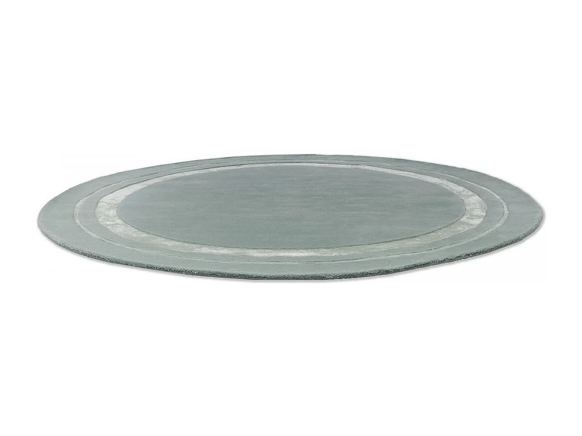 Tapis rond Ø150cm fait main en laine motif simple pour chambre REDOOK