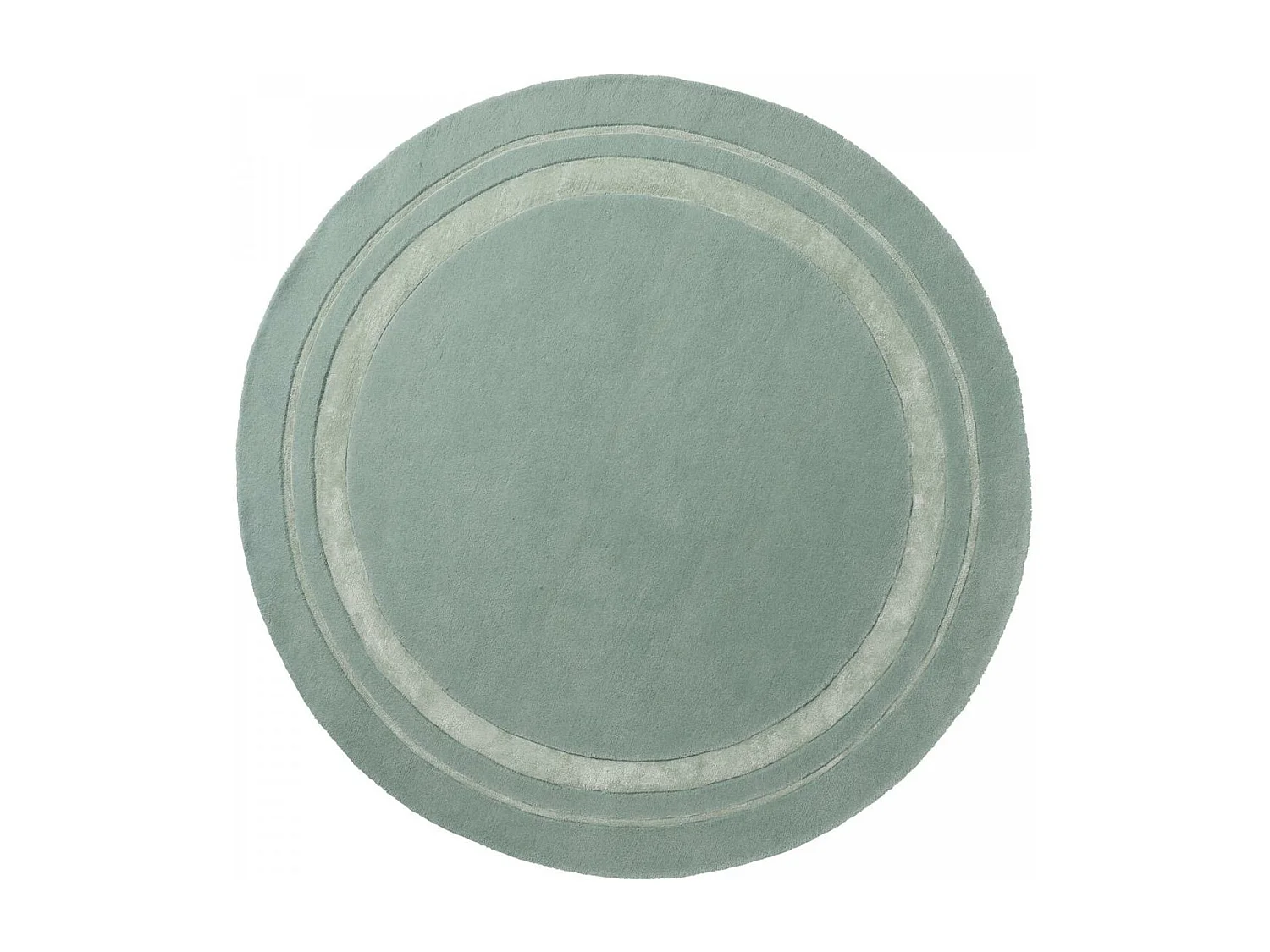 Tapis rond Ø200cm fait main en laine motif simple pour salon REDOOK