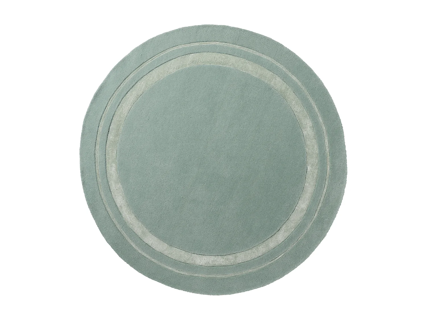 Tappeto rotondo Ø200cm fatto a mano in lana modello semplice per soggiorno REDOOK