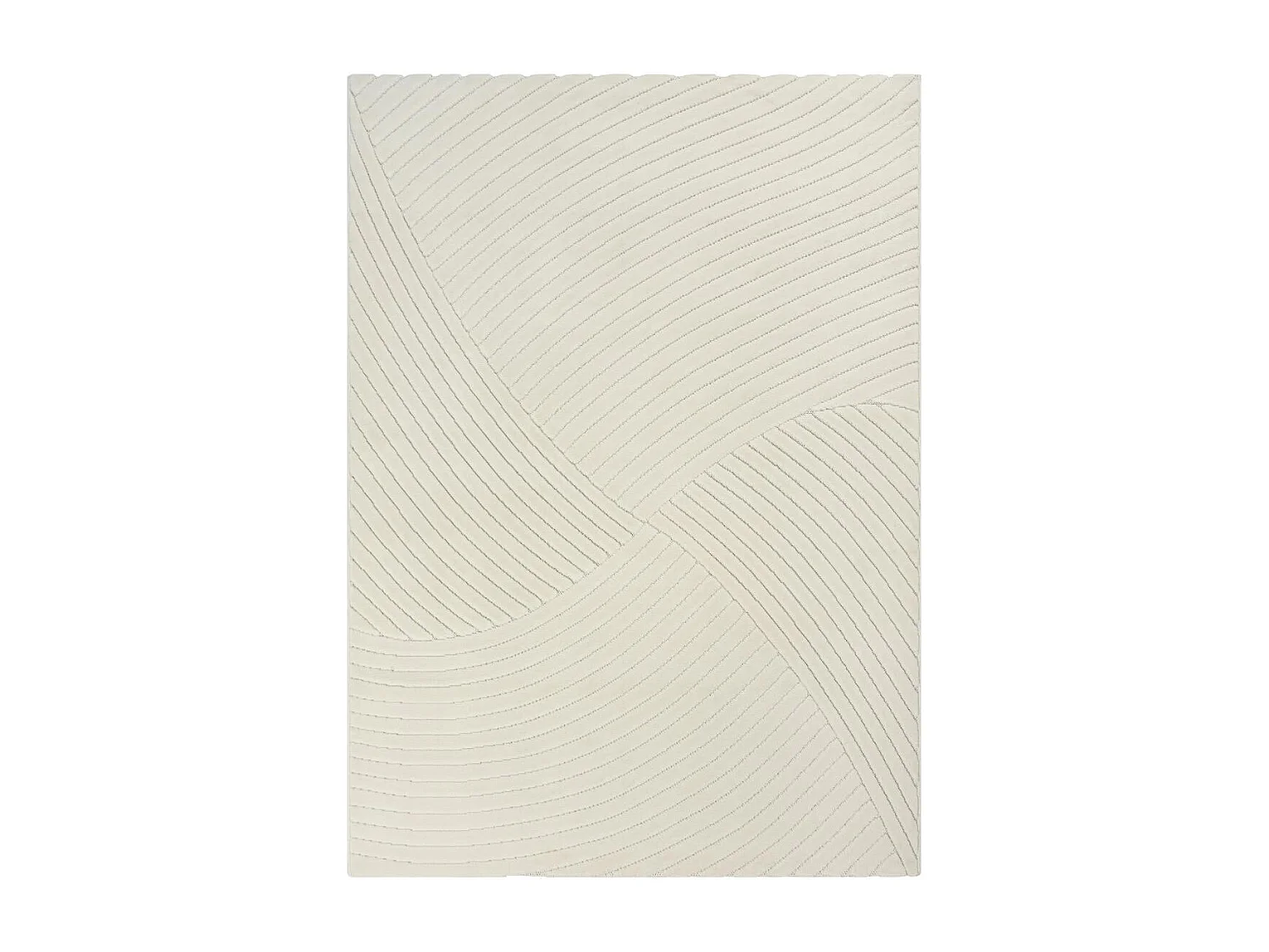 GEMGRAF tappeto da soggiorno 80x150 cm Crema - Tappeto da ingresso morbido e setoso