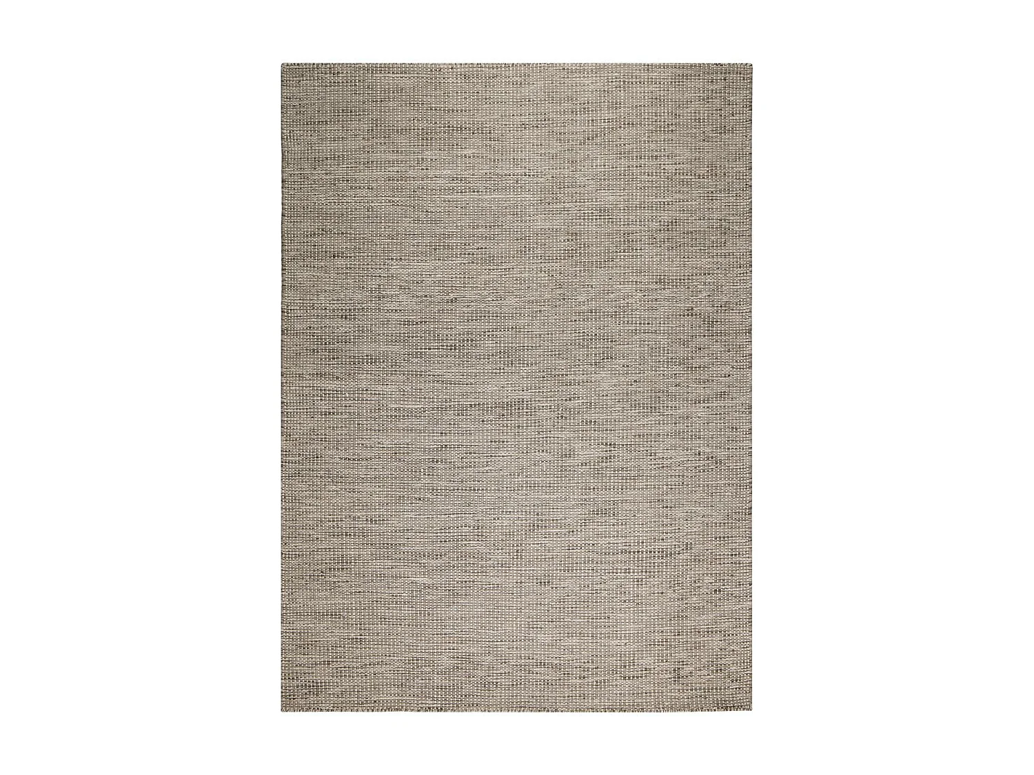 Tapis kilim 140x200 rectangle fait main en laine gris motif uni LOOK 408