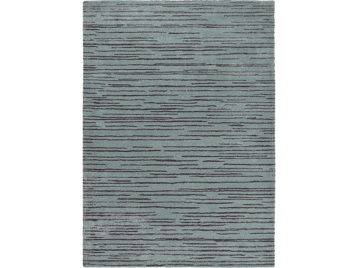 Tappeto per soggiorno e camera da letto fatto a mano con motivo in finta lana a tinta unita