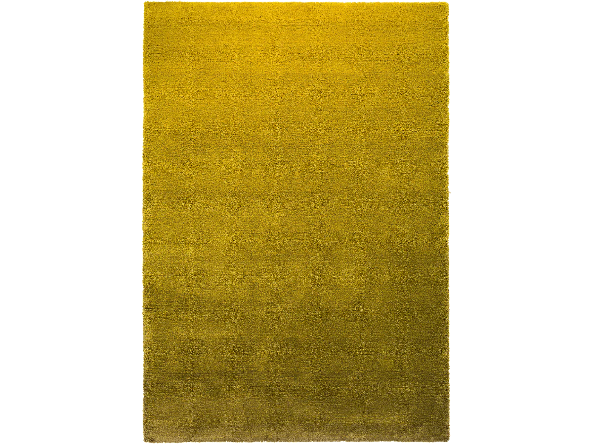 Tappeto tufted in lana SHADELO per soggiorno e camera da letto con motivo finto tinta unita