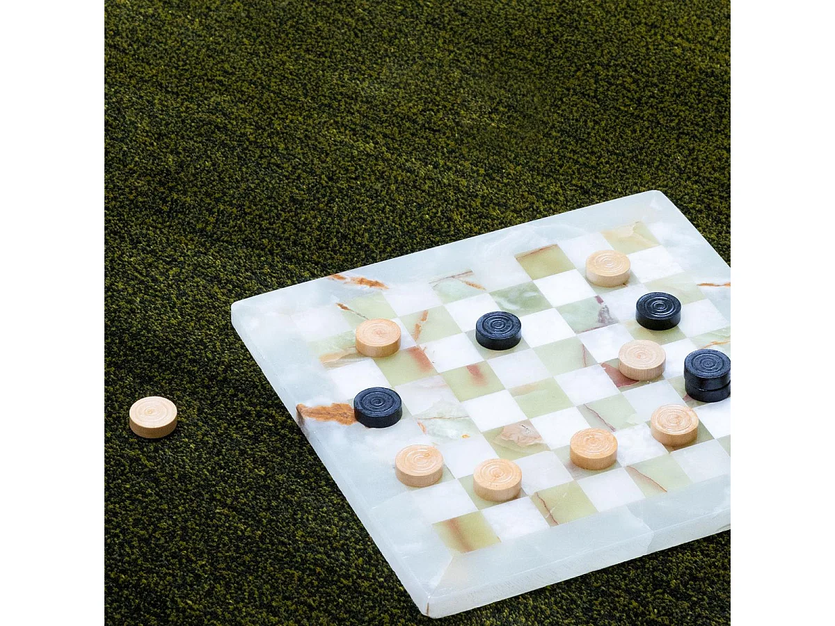 tapis salon 170x240 tufté en laine vert rectangle motif faux uni SHADELO