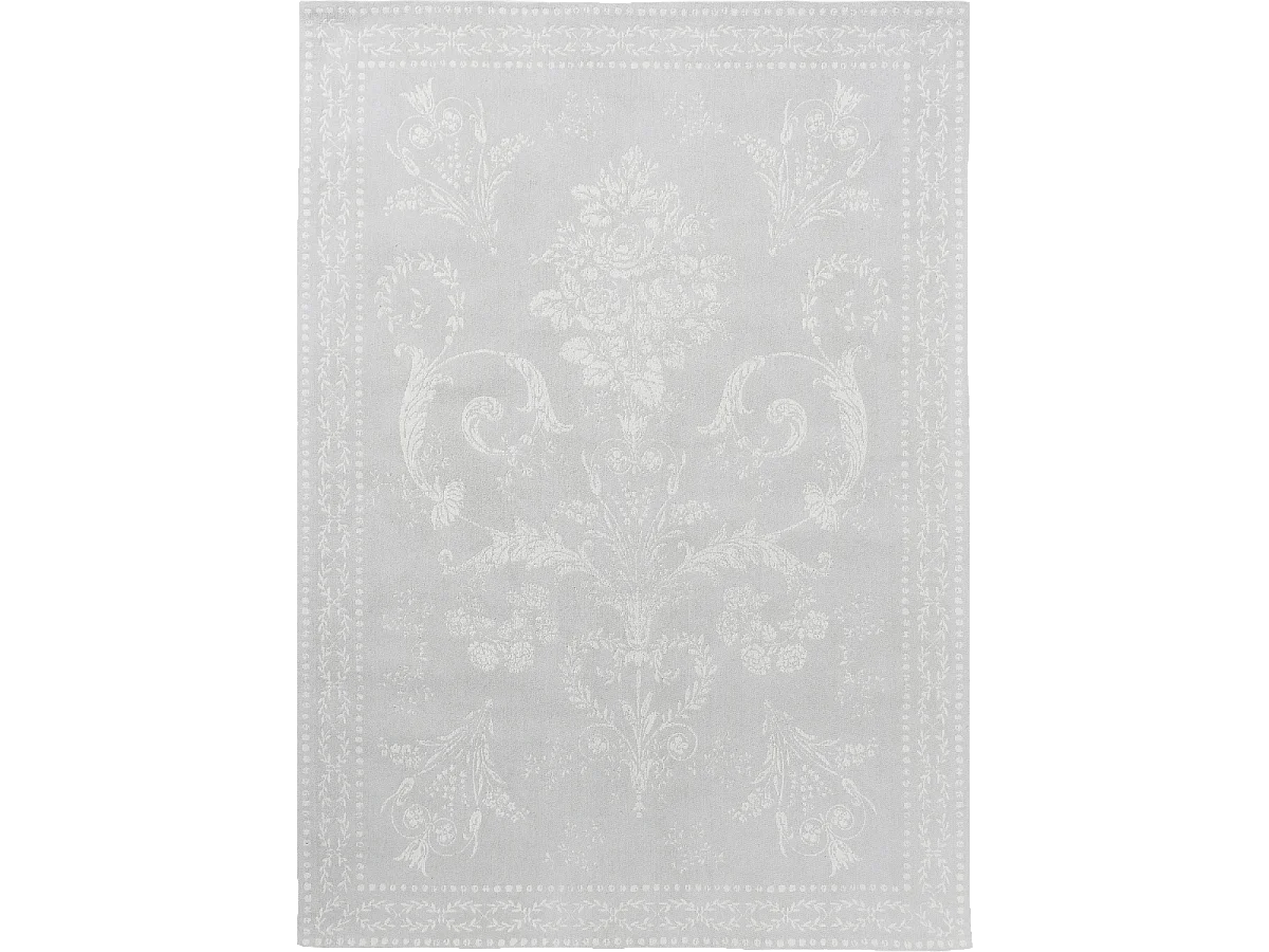 Tappeto da soggiorno e camera da letto fatto a mano in cotone fantasia floreale JOSETTE