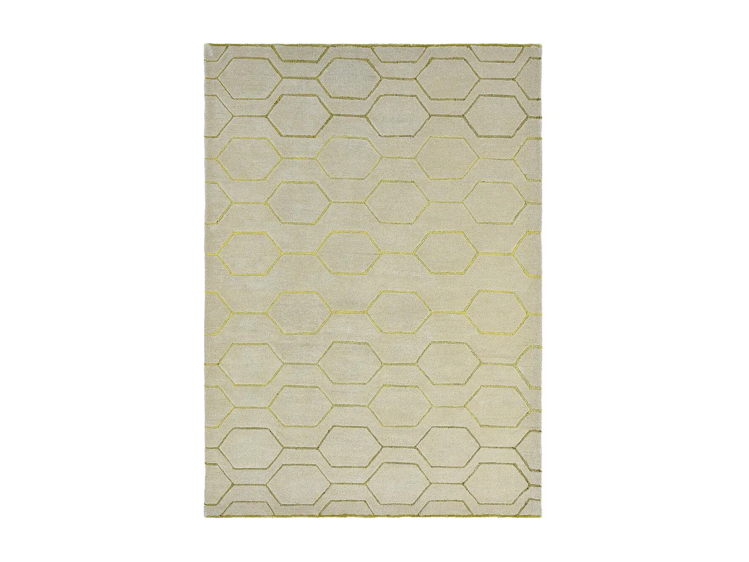 tapis salon 170x240 fait à la main en laine gris rectangle motif scandinave ARRIS