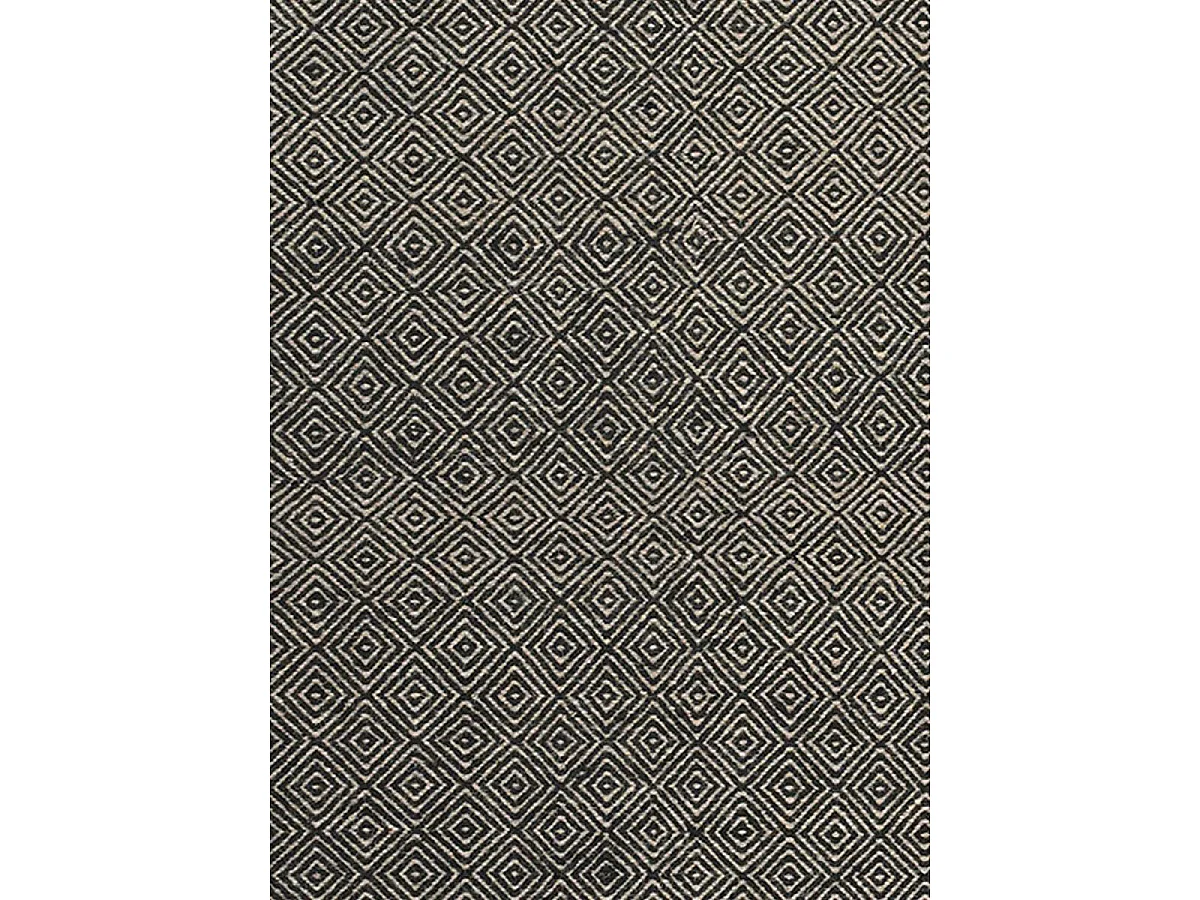 Alfombra kilim hecha a mano en lana con motivos geométricos
