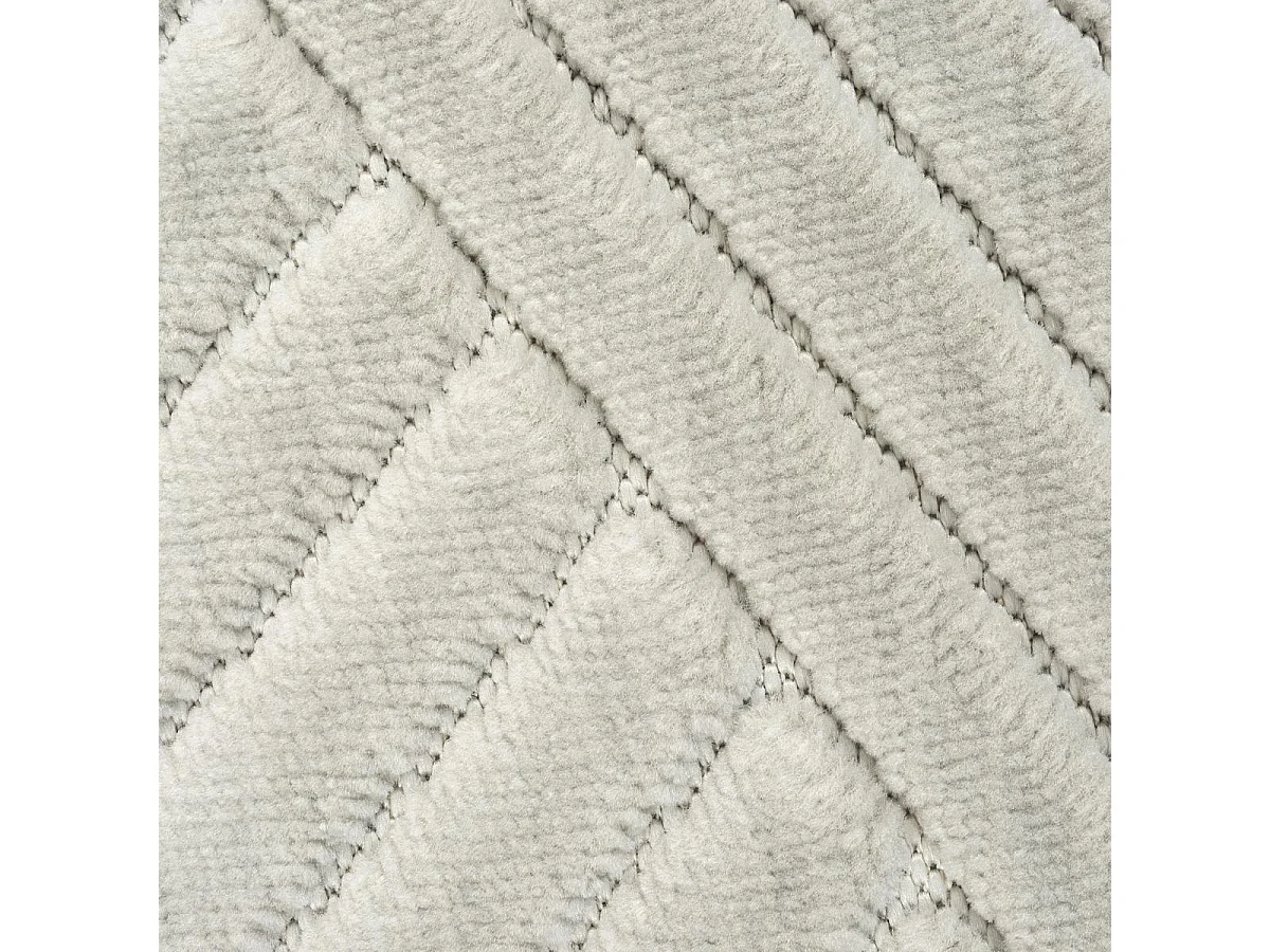 Tapis intérieur extérieur 80x150 en relief LYN14 GEMGRAF Gris ton sur ton