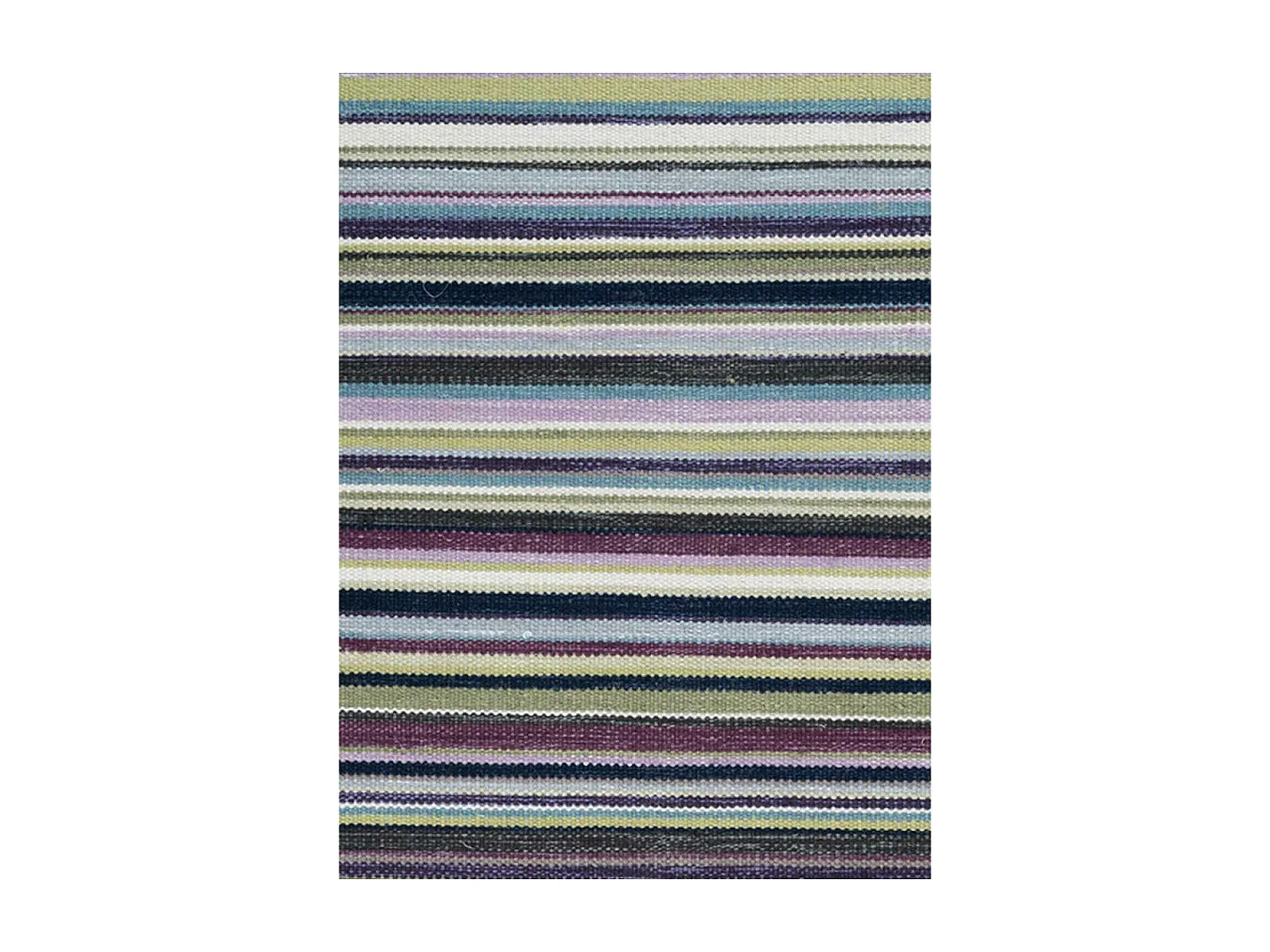 Tapis kilim 70x140 rectangle fait main en laine violet motif géométrique