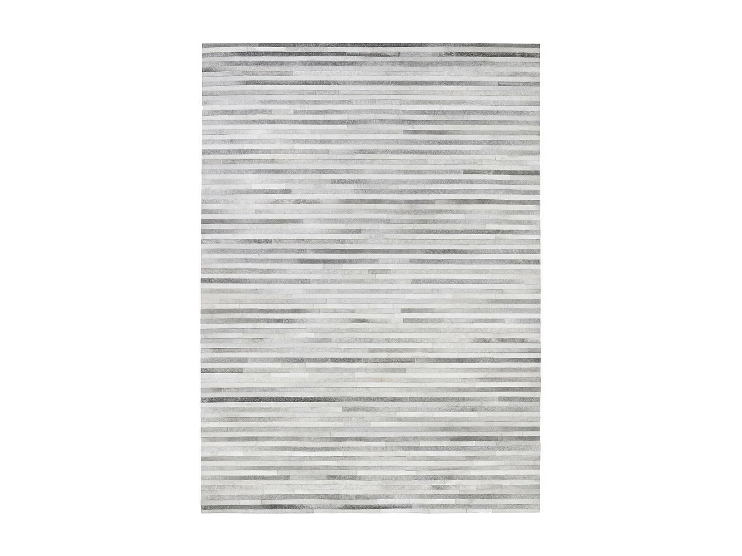 Tapis peau de vache 170x240 kilim fait main gris