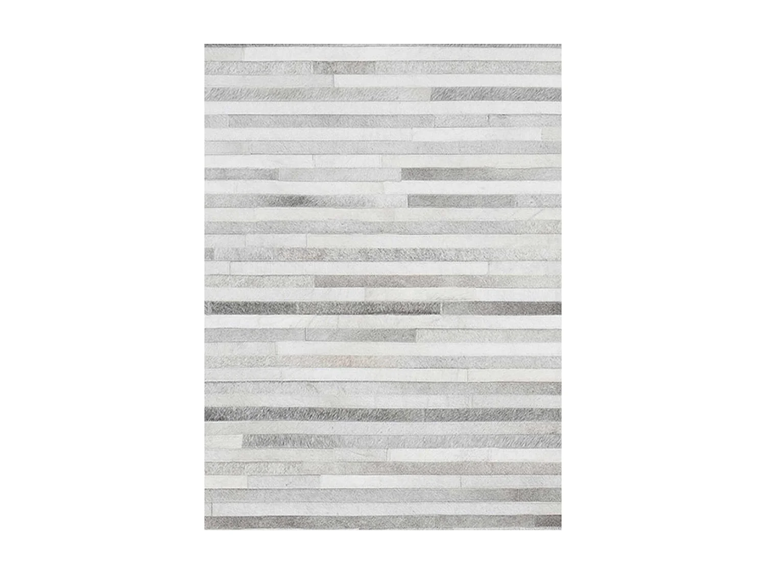 Tapis peau de vache 170x240 kilim fait main gris