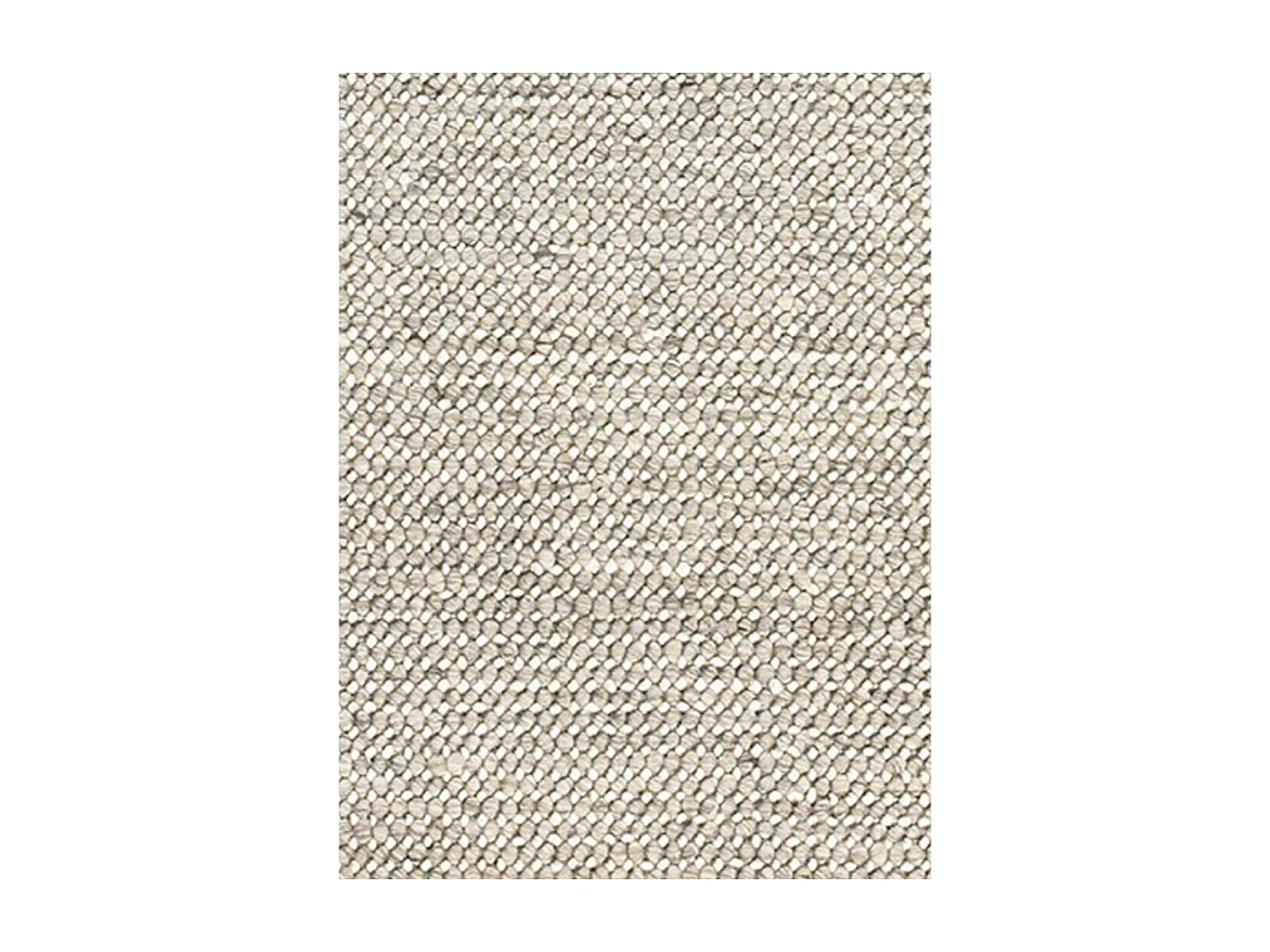 Tapis kilim 170x240 rectangle fait main en laine gris motif uni LOOK 603