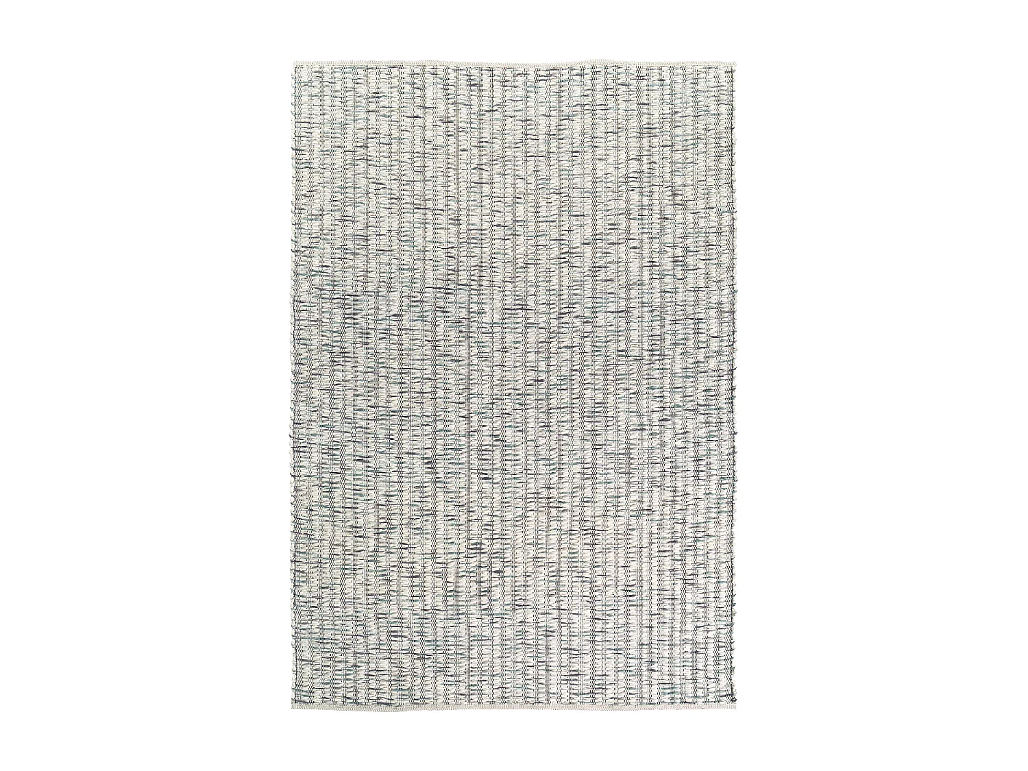 Tappeto Kilim 250x350 rettangolo realizzato a mano in lana panna e verde fantasia tinta unita