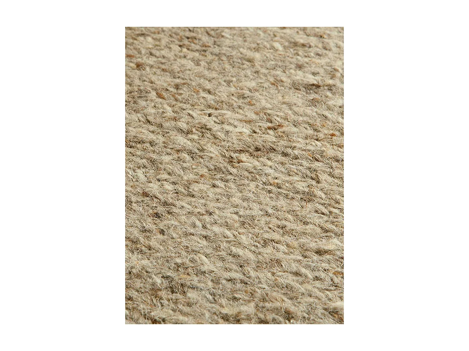 Tapis kilim 200x300 rectangle fait main en laine gris motif uni LOOK 406