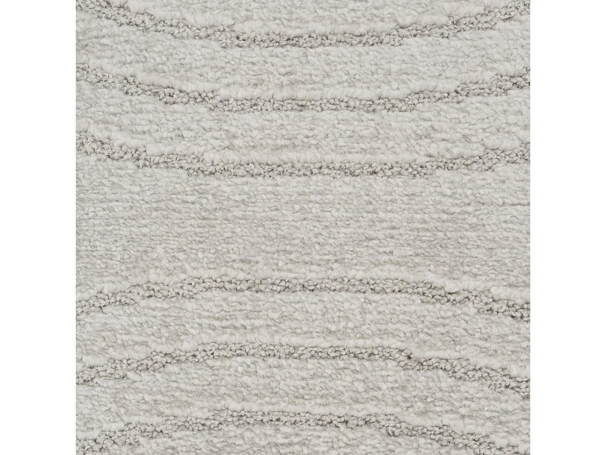 Tapis rond DEMILU  ∅ 120 cm Gris Tapis facile d'entretien idéal pour la chambre