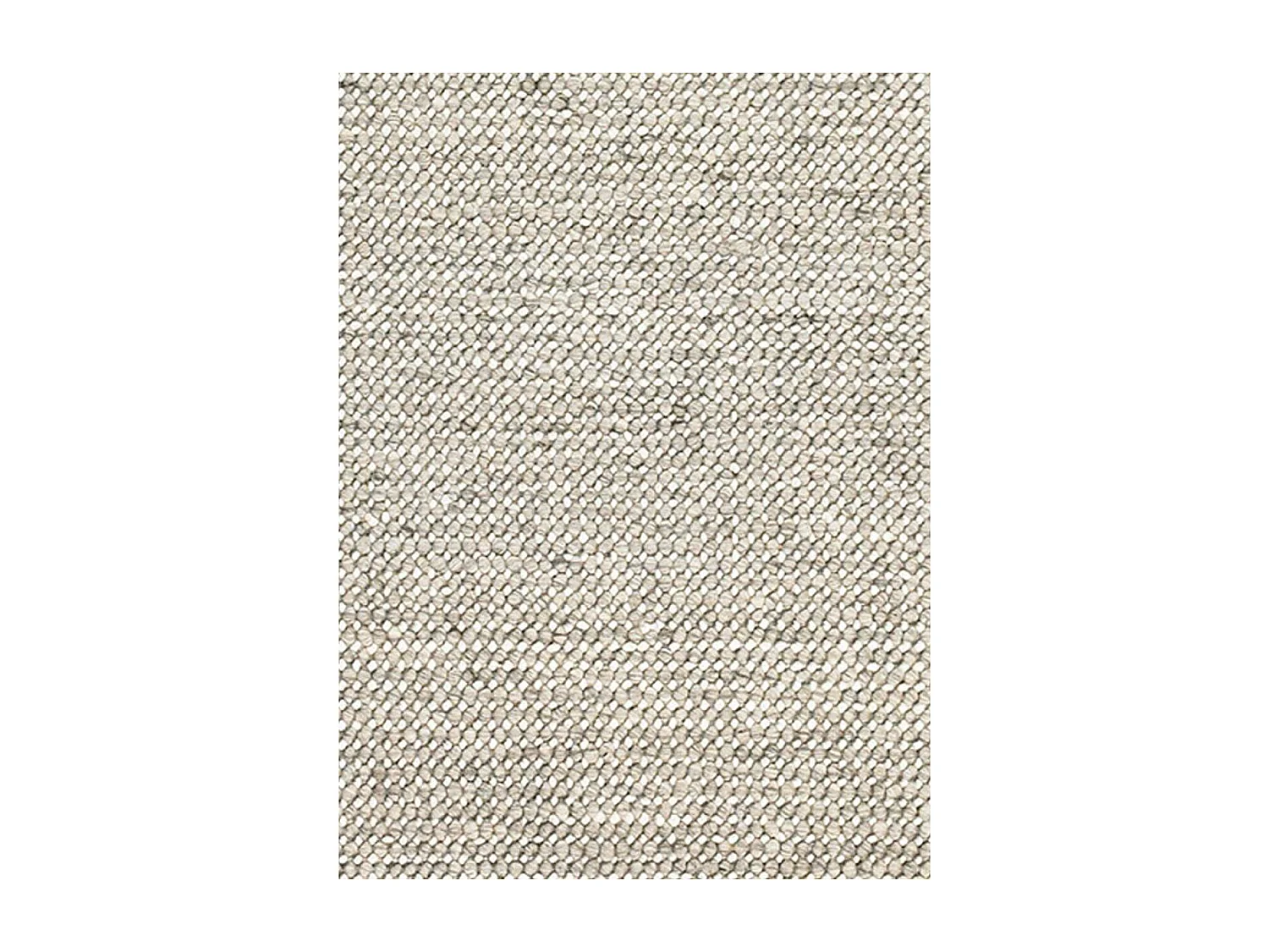 Tapis kilim 200x300 rectangle fait main en laine gris motif uni LOOK 603