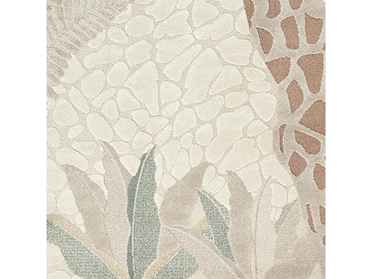 Tapis enfant LYN9 GIR AF 140x200 cm Crème - Tapis facile d'entretien, doux et soyeux