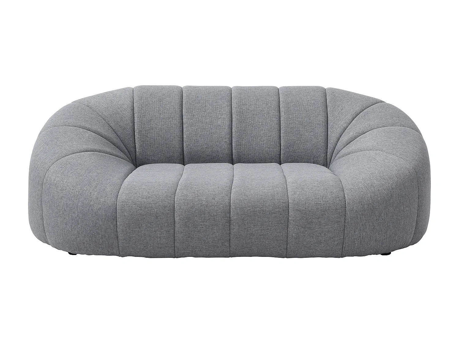 Canapé pour animaux en tissu gris chiné - L. 98 x P. 62 x H. 33 cm - PARUIMA