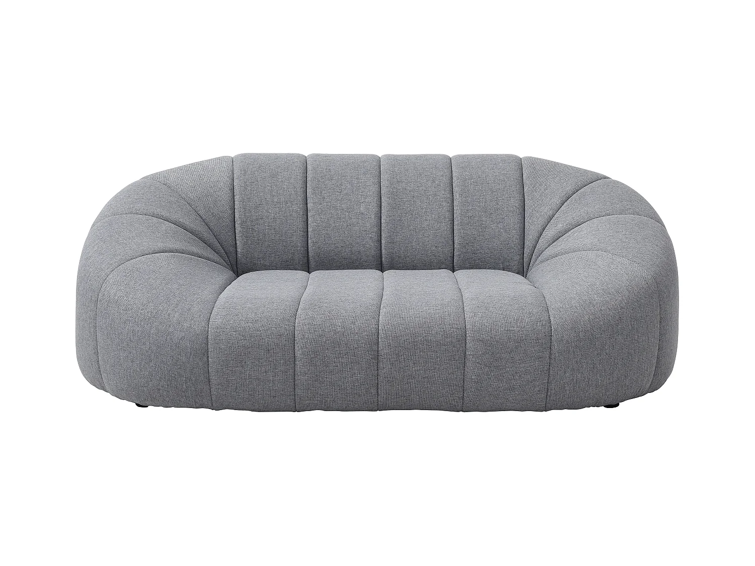 Cama para mascotas de tela gris jaspeado - L. 98 x P. 62 x A. 33 cm - PARUIMA