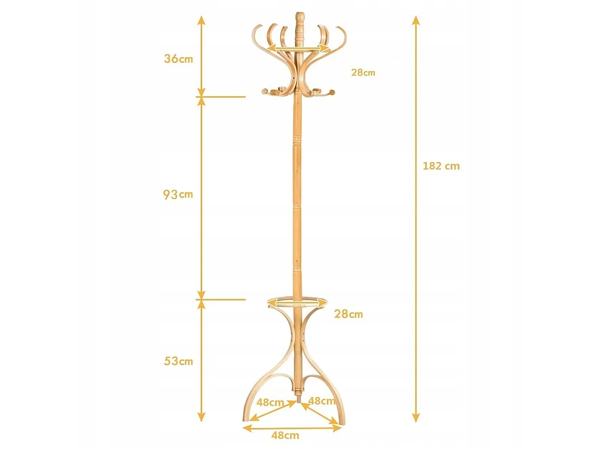 PORTE-VÊTEMENTS PIVOTANT - PORTE-VÊTEMENTS EN BOIS